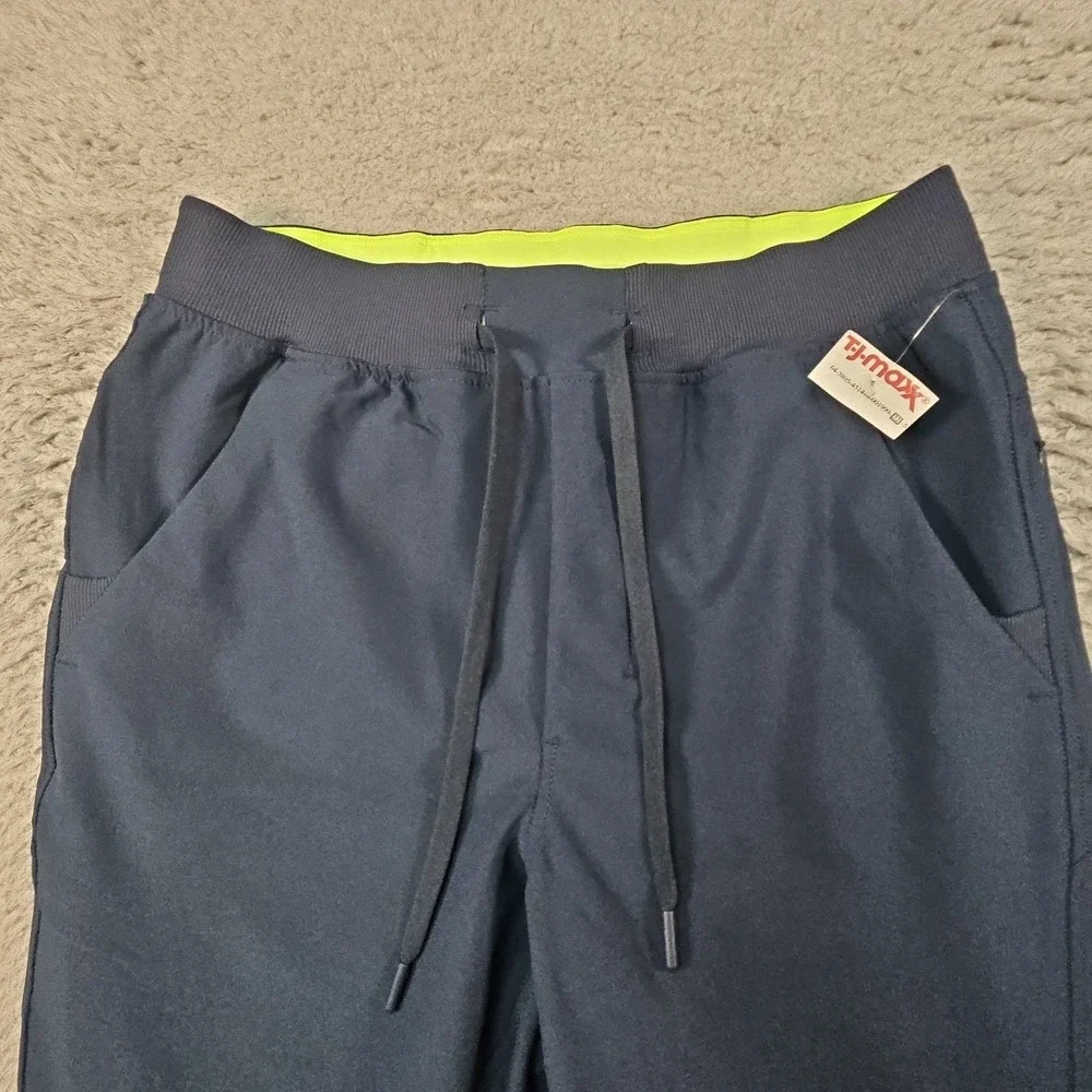 Birddogs Joggers Mens M Blue Athletic Tech Performance Pants Lined Boom Preppy